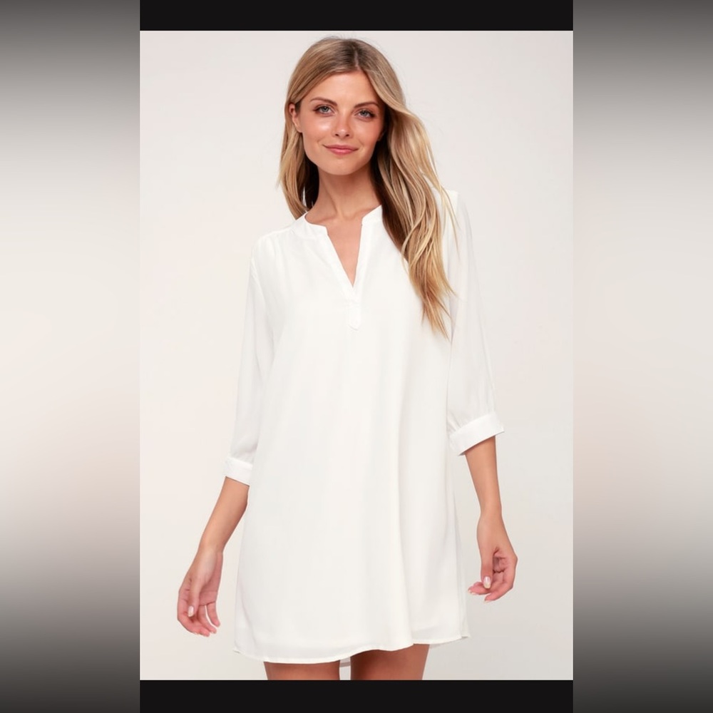 BNWT Lulus High Line Shift Dress XS Petite
